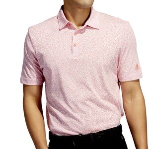 Adidas Men’s Abstract Orange Golf Polo from Omni Hotels and Resorts